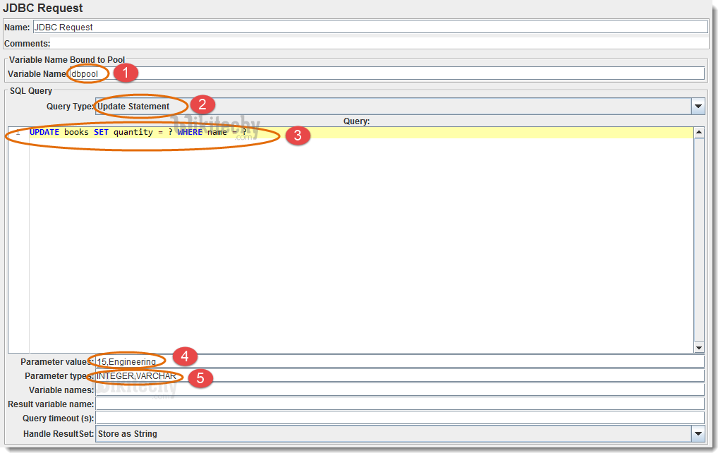  access of jdbc request